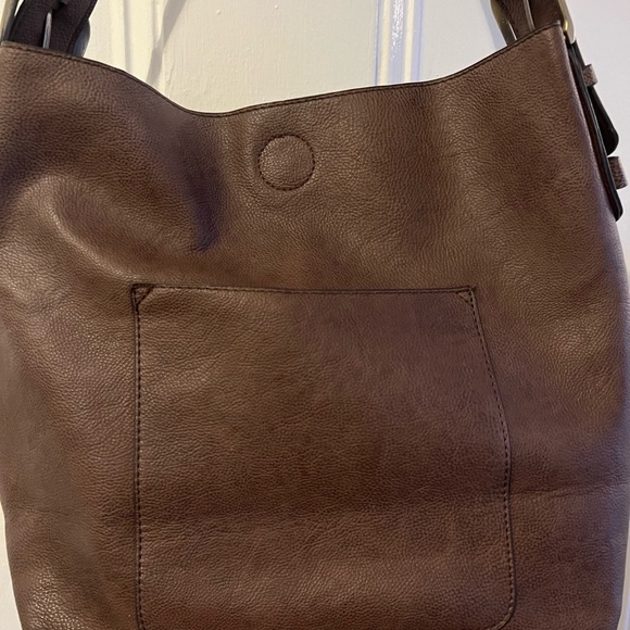 Vegan leather hobo shoulder bag - Picture 2 of 4